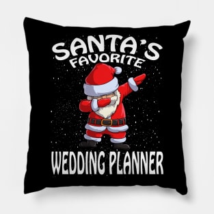 Santas Favorite Wedding Planner Christmas Pillow