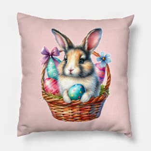 A Basketful of Spring Pillow