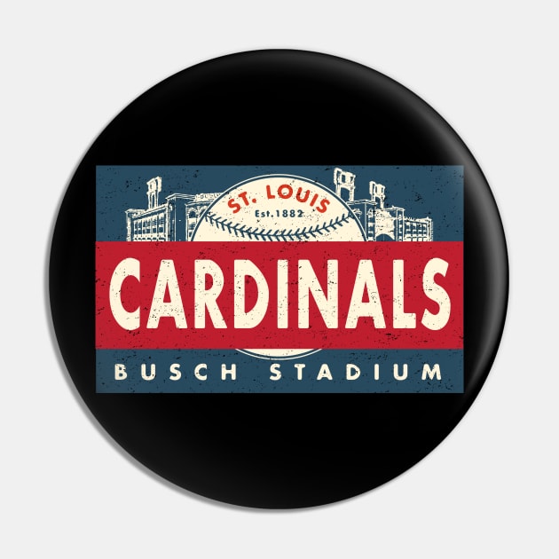 St. Louis Cardinals Banner by Buck Tee Originals Pin by Buck Tee