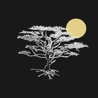 white no logo acacia tree T-Shirt