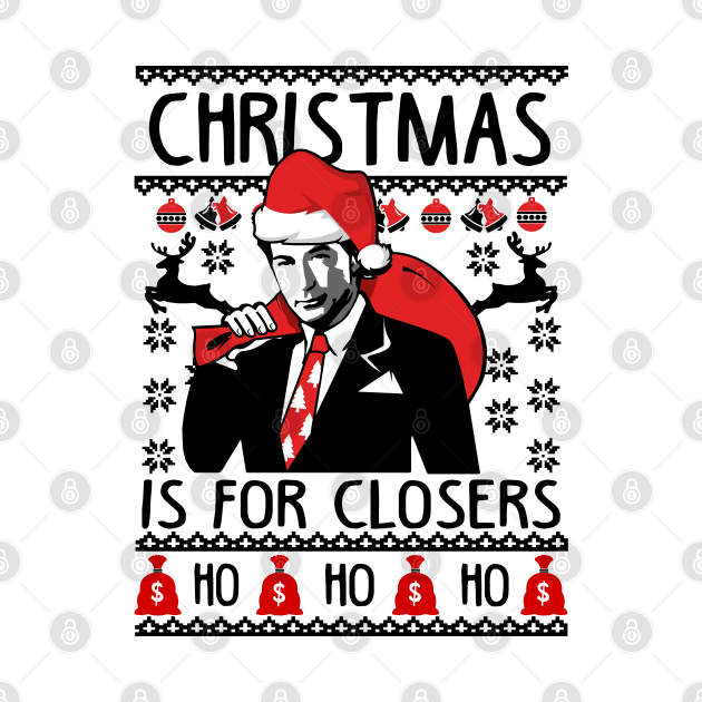 Christmas For Closers. Ugly Christmas Sweater For Sales Department. by KsuAnn