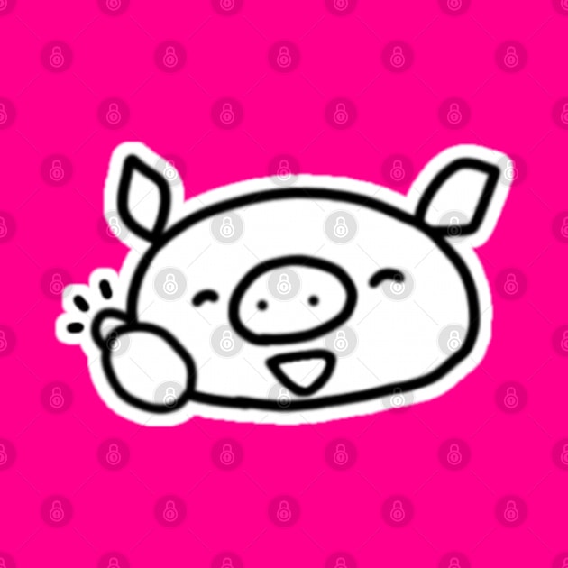 Okay Boo the kawaii pig. by anothercoffee