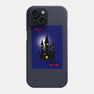 Halloween. House with the ghosts Phone Case