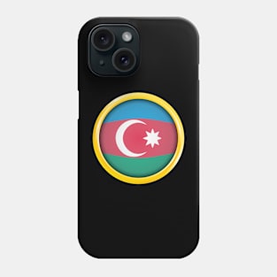 Country Flag of Azerbaijan Phone Case