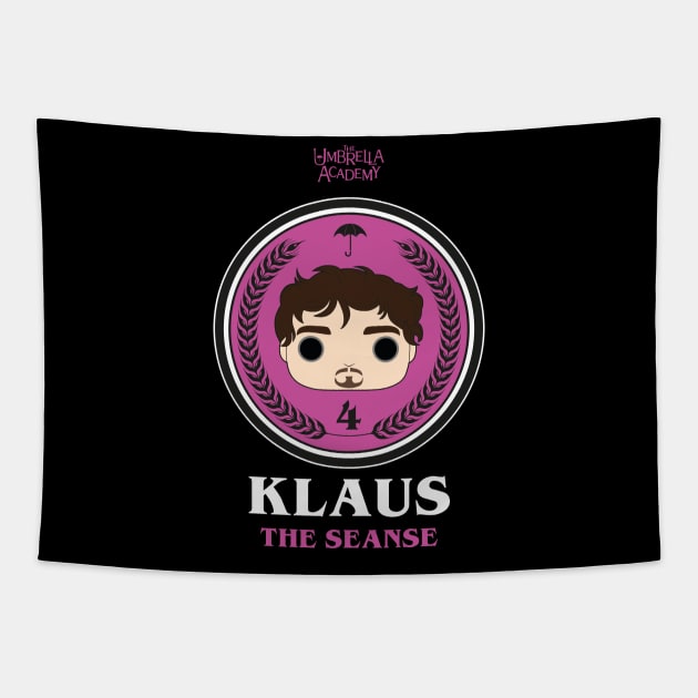 UMBRELLA ACADEMY 2: KLAUS THE SEANSE Tapestry by FunGangStore