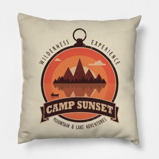 Camp Sunset Pillow