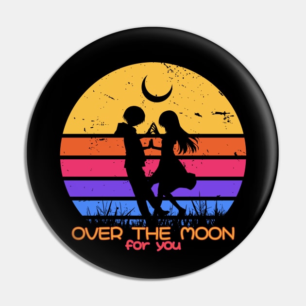 TONIKAWA Tonikaku Kawaii or Over the moon for you Season 2 anime cover characters tsukasa and nasa yuzaki in cute distressed vintage sunset Pin by Animangapoi