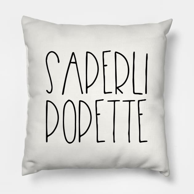 Saperlipopette Pillow by LemonBox