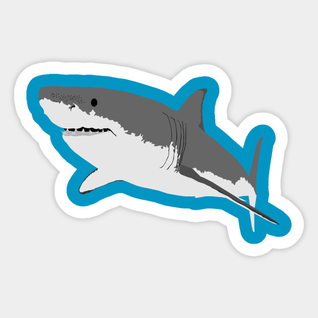 Great White Shark - Shark - Sticker