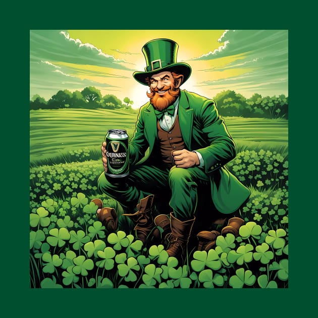 Folk Art Leprechaun by Colin-Bentham