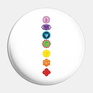 Seven Chakra alligned Pin