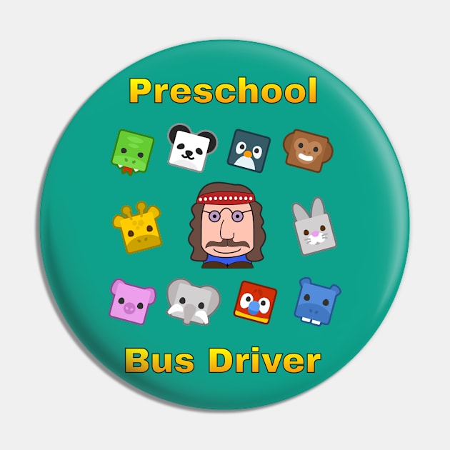 Preschool Bus Driver Pin by subcorticalapps