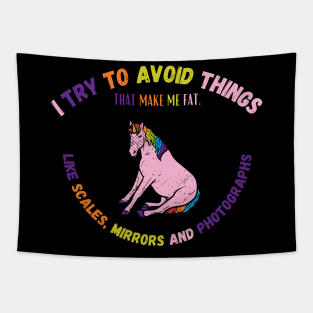 Try To Avoid Things That Make Me Fat Tapestry