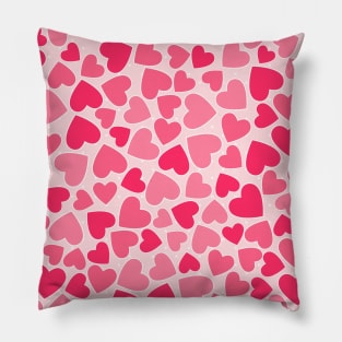 Valentine's day hearts pattern Pillow