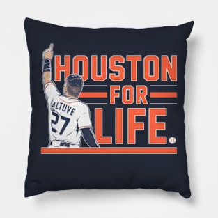 Jose Altuve Houston For Life Pillow
