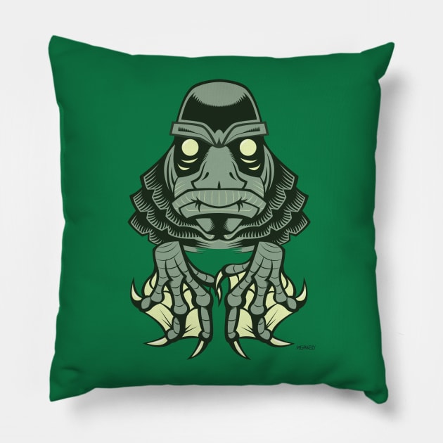 Creature Pillow by nocturnallygeekyme