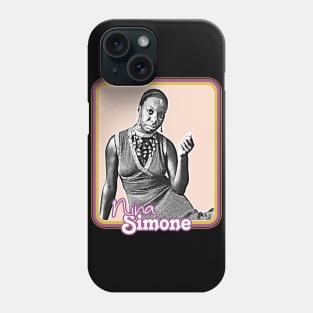 Nina Simone //// Retro Fan Art Design Phone Case