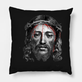 Jesus Christ Crowned With Thorns Pillow