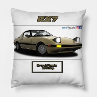 Mazda RX7 FB Light Beige Pillow