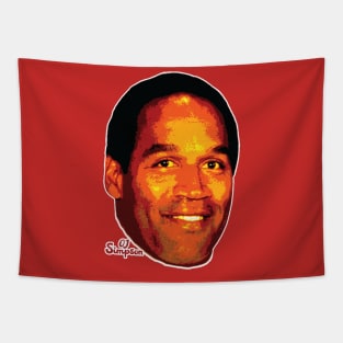 Vintage Oj Simpson Head Tapestry