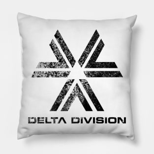 Almost Human Delta Division (Black) Pillow