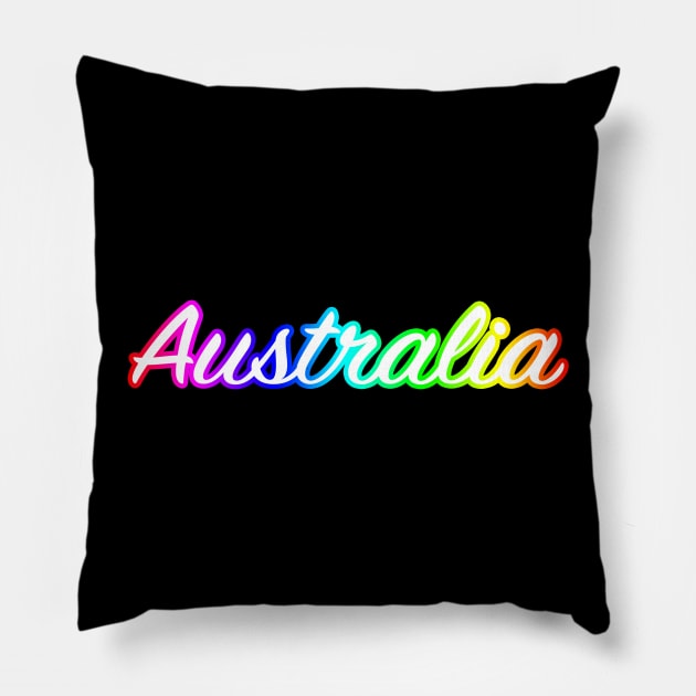 Australia Pillow by lenn