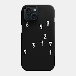 numbers Phone Case