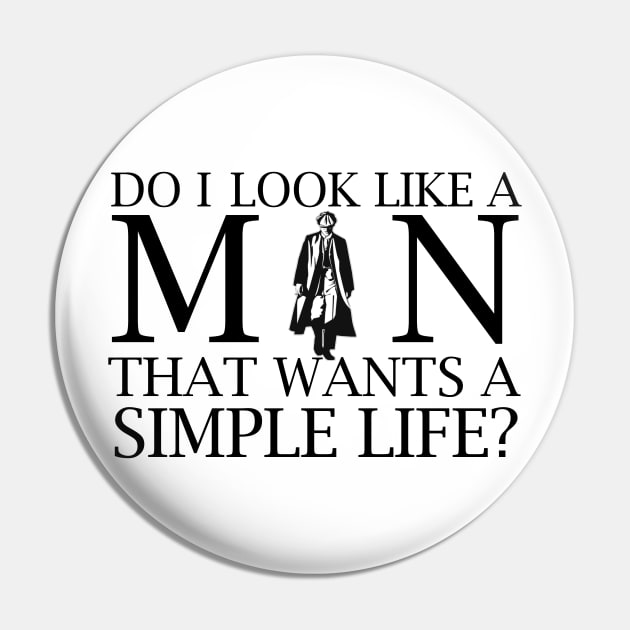 Simple Man Pin by JJFDesigns