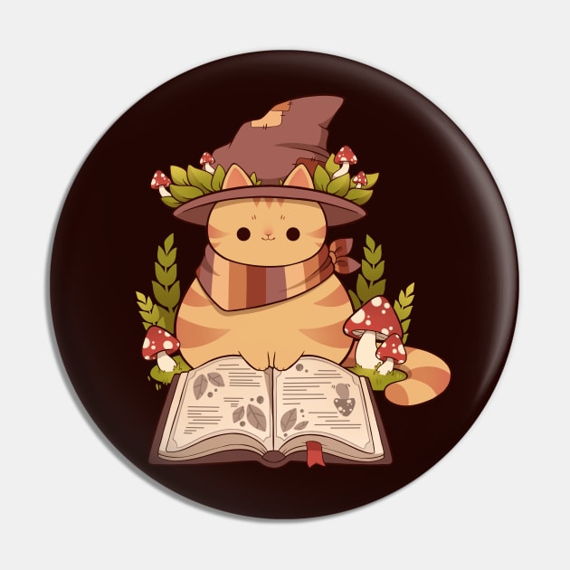 Nature Witch Kitty Pin by Rihnlin