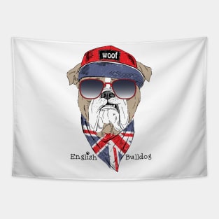 English Bulldog Tapestry