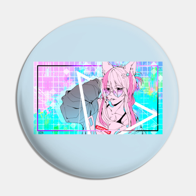 Supreme - Anime And Manga - Pin | TeePublic Supreme - Anime And Manga - Pin | TeePublic