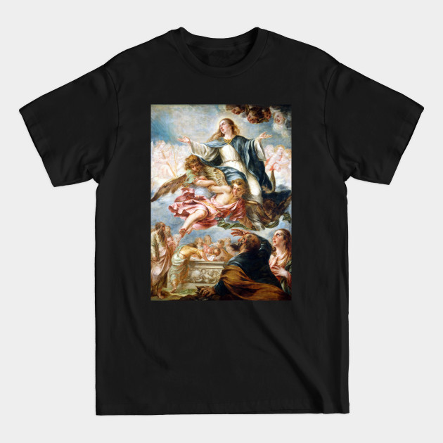 Disover Juan de Valdés Leal Assumption of the Virgin - Christian - T-Shirt