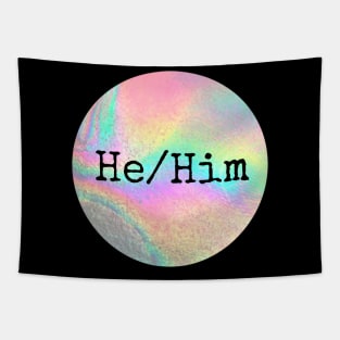 HE HIM Pronouns Tapestry