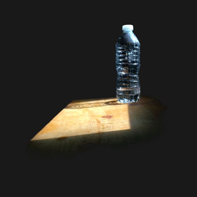 Water Bottle Still Life by 1Redbublppasswo