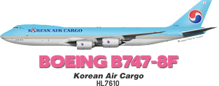 Boeing B747-8F - Korean Air Cargo Magnet