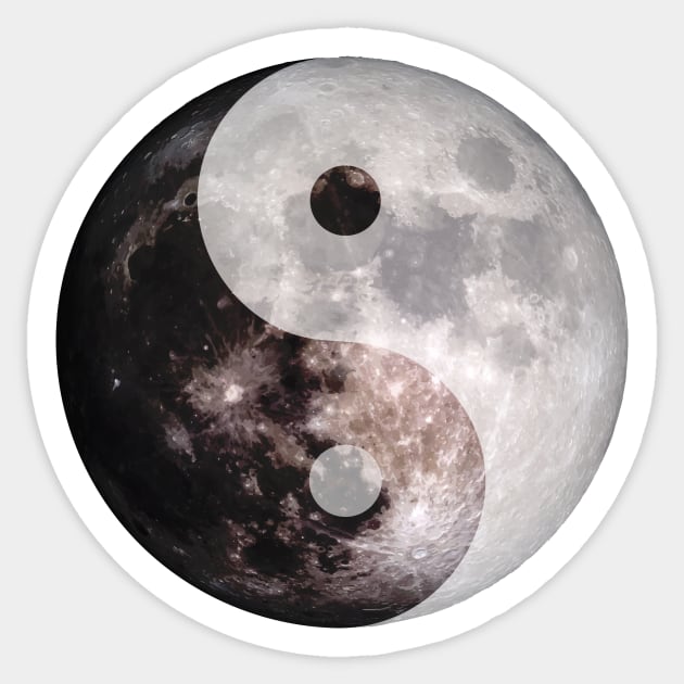 Moon - Minimalist Moon - Sticker