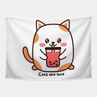 cats are love Tapestry