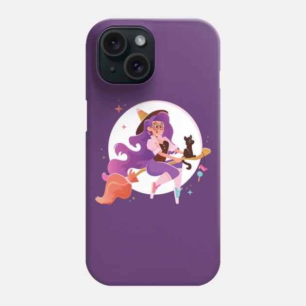 Sweet Witch Phone Case by zacrizy