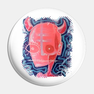 Pink demon Pin