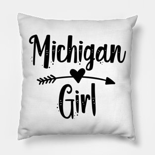 michigan girl is the prettiest !! Pillow