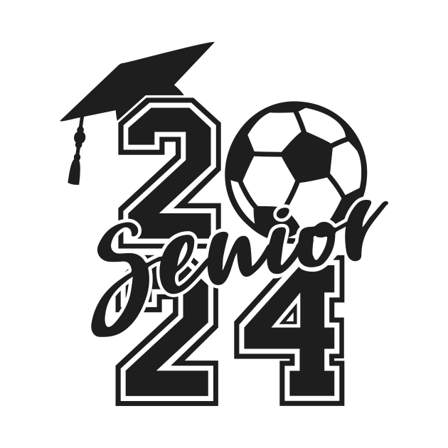 Class of 2024 Senior Football Player Graduate by Shrtitude