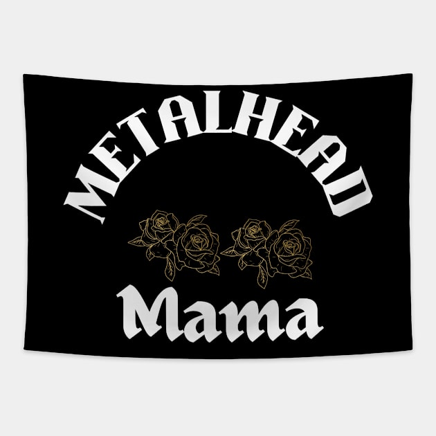 Metalhead Mama Tapestry by Klau
