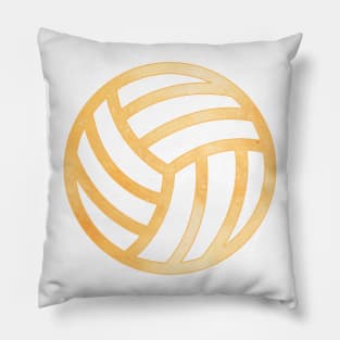 Volleyball Orange Pillow