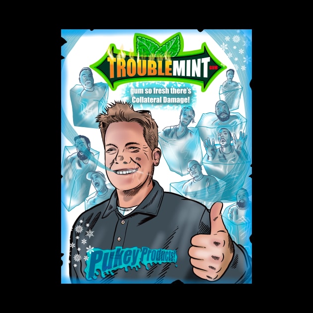 Pokey products 24 Troublemint Mint Gum by Popoffthepage