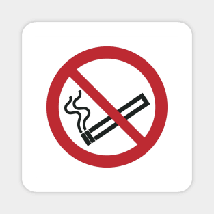 No smoking sticker/magnet Magnet