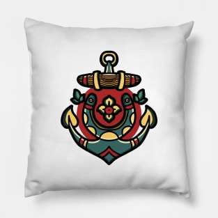 horseshoe and anchor Pillow