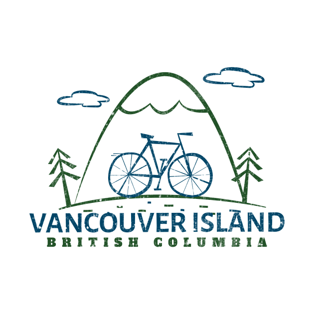 Vancouver Island Biking by Mountain Morning Graphics