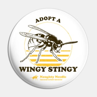 Adopt A Wingy Stingy Pin