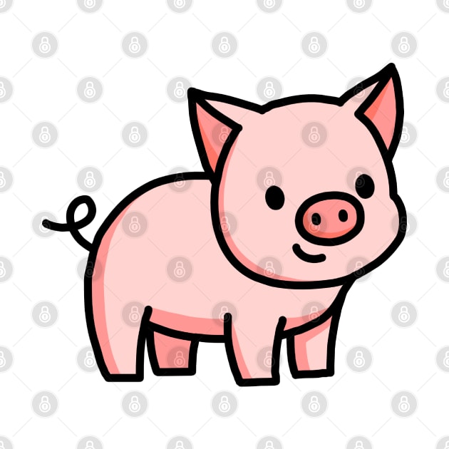 Pig by littlemandyart
