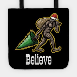 Santa Bigfoot Tote